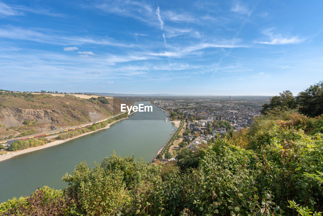 Rhein vom krahnenberg andernach