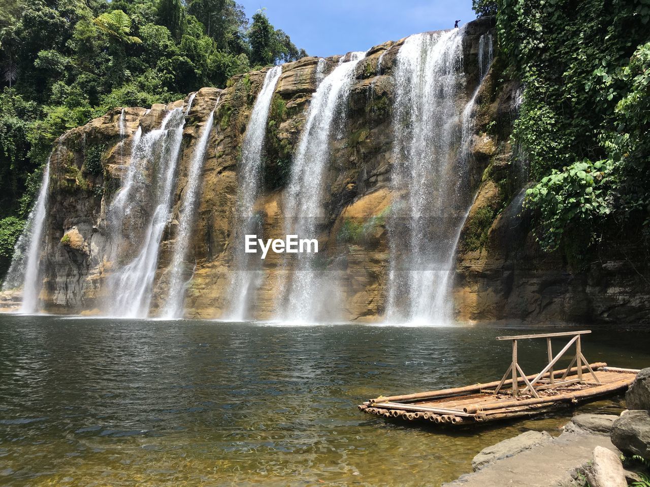 Multi tiered waterfall  called tinuy an falls