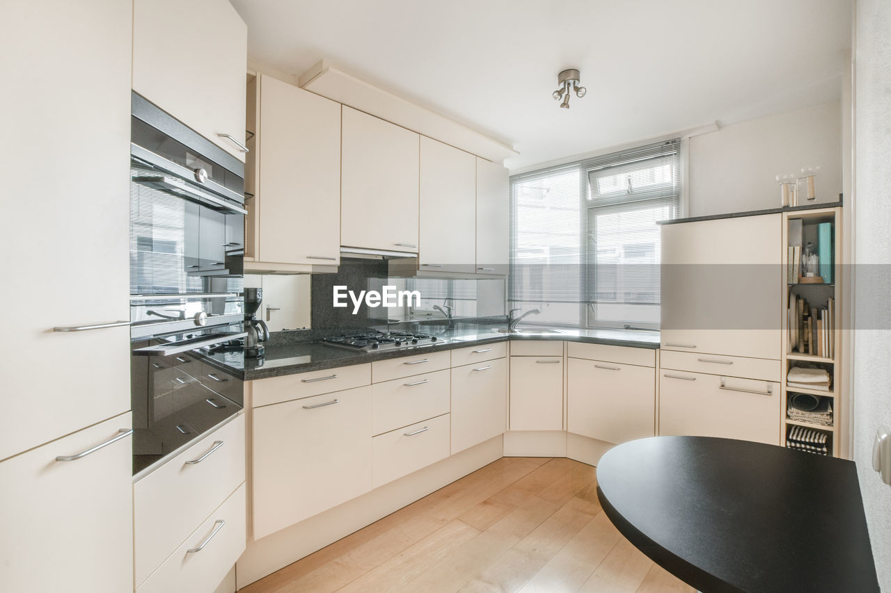 Interior of kitchen in apartment