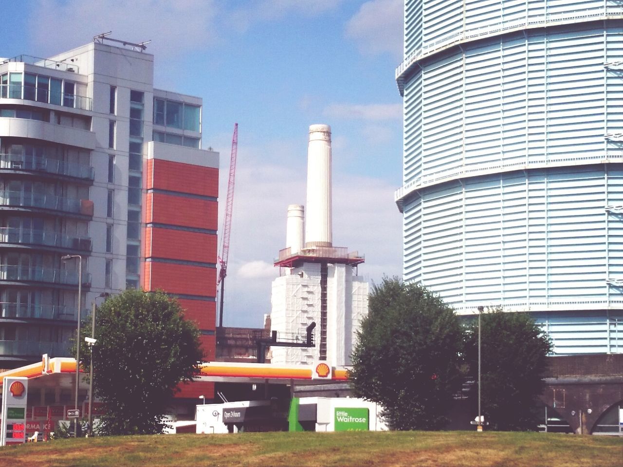 VIEW OF MODERN BUILDINGS