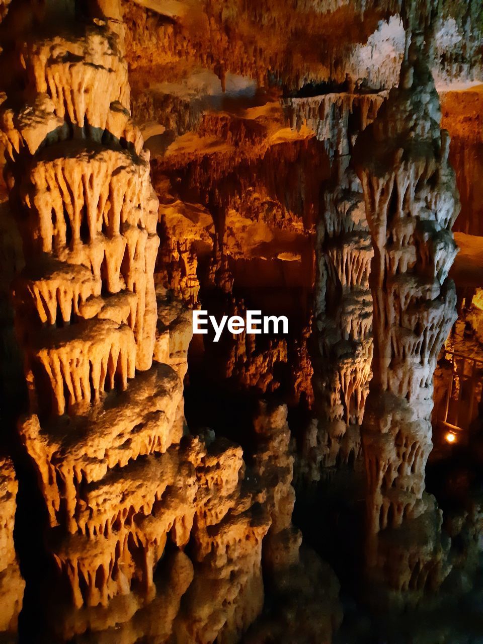 ROCK FORMATIONS AT CAVE