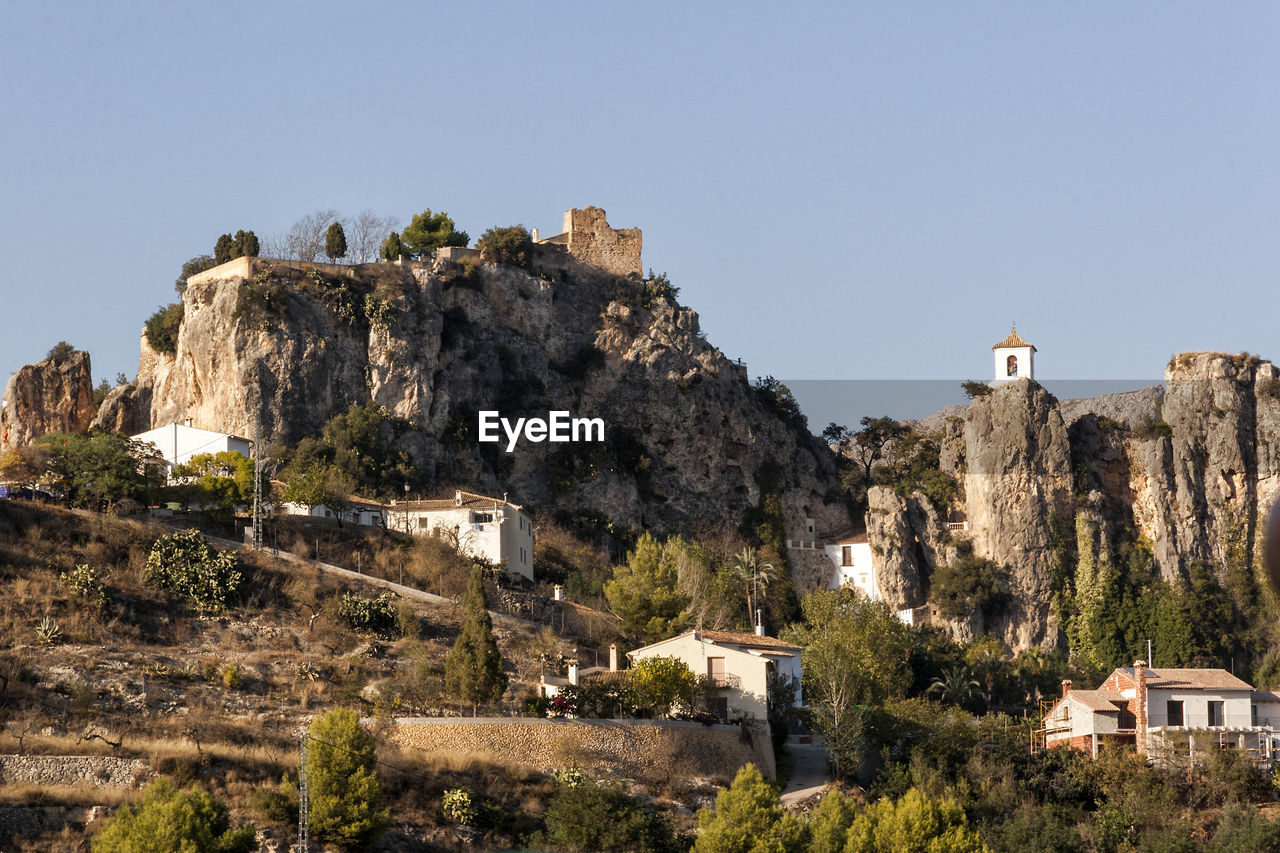 View of fort against the sky