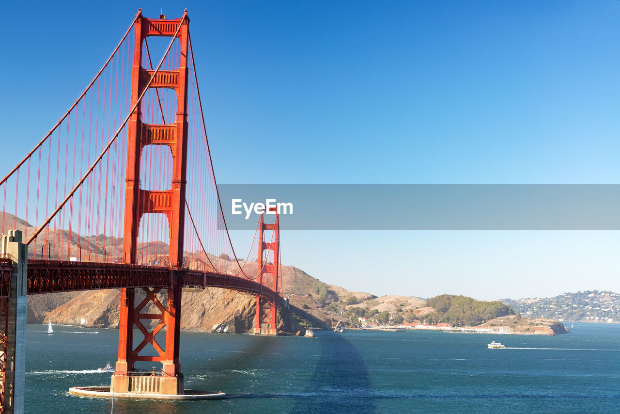 GOLDEN GATE BRIDGE OVER BAY