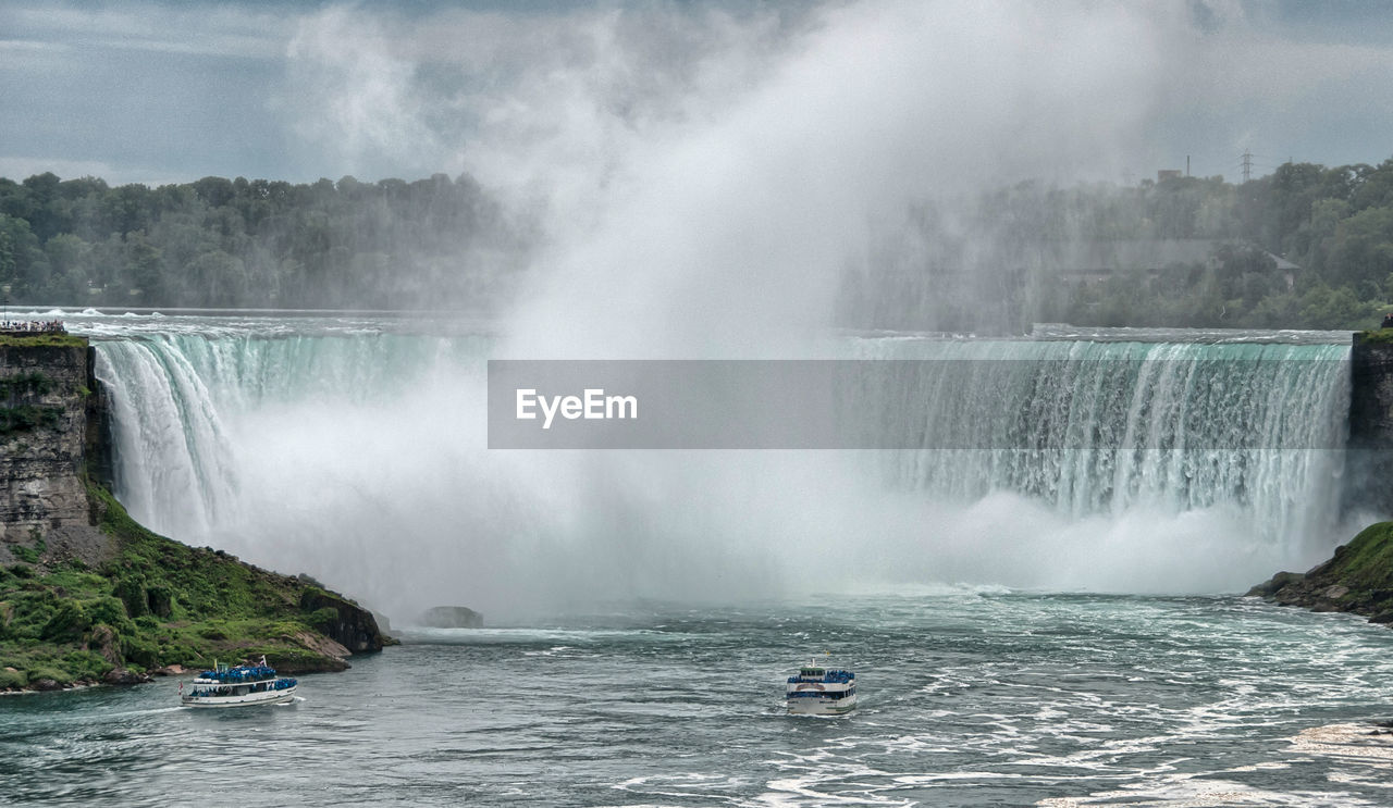 PANORAMIC VIEW OF WATERFALL