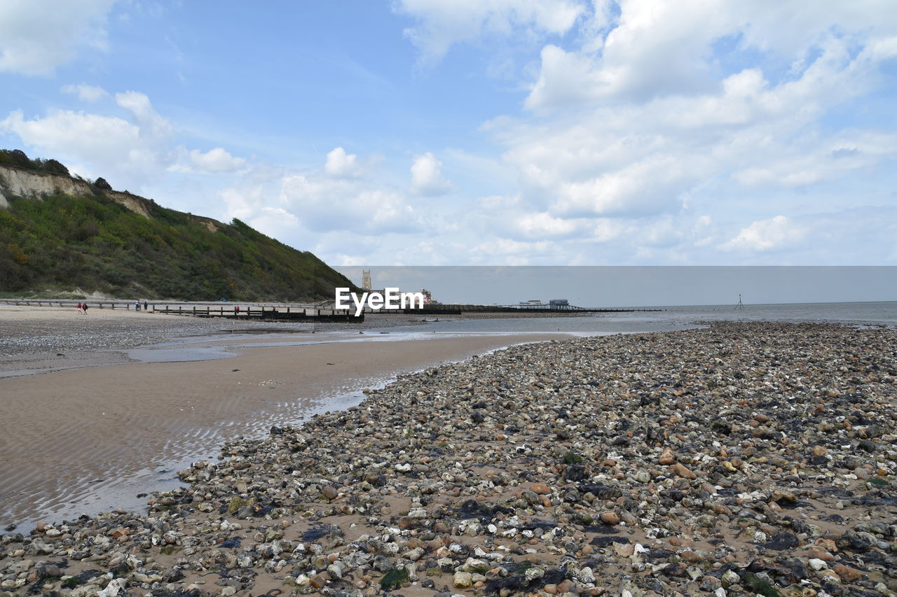 Stone and shingle beach