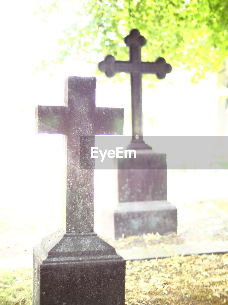 CROSS ON CEMETERY