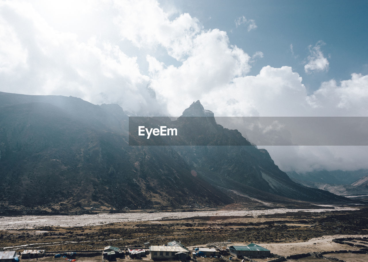 Scenic view of landscape against sky