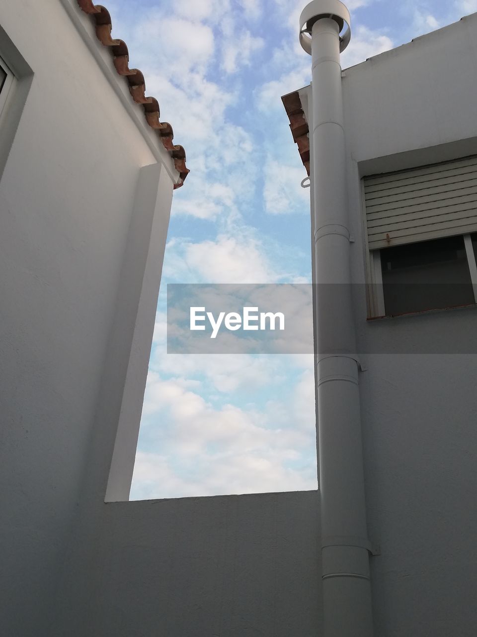 Low angle view of building against sky