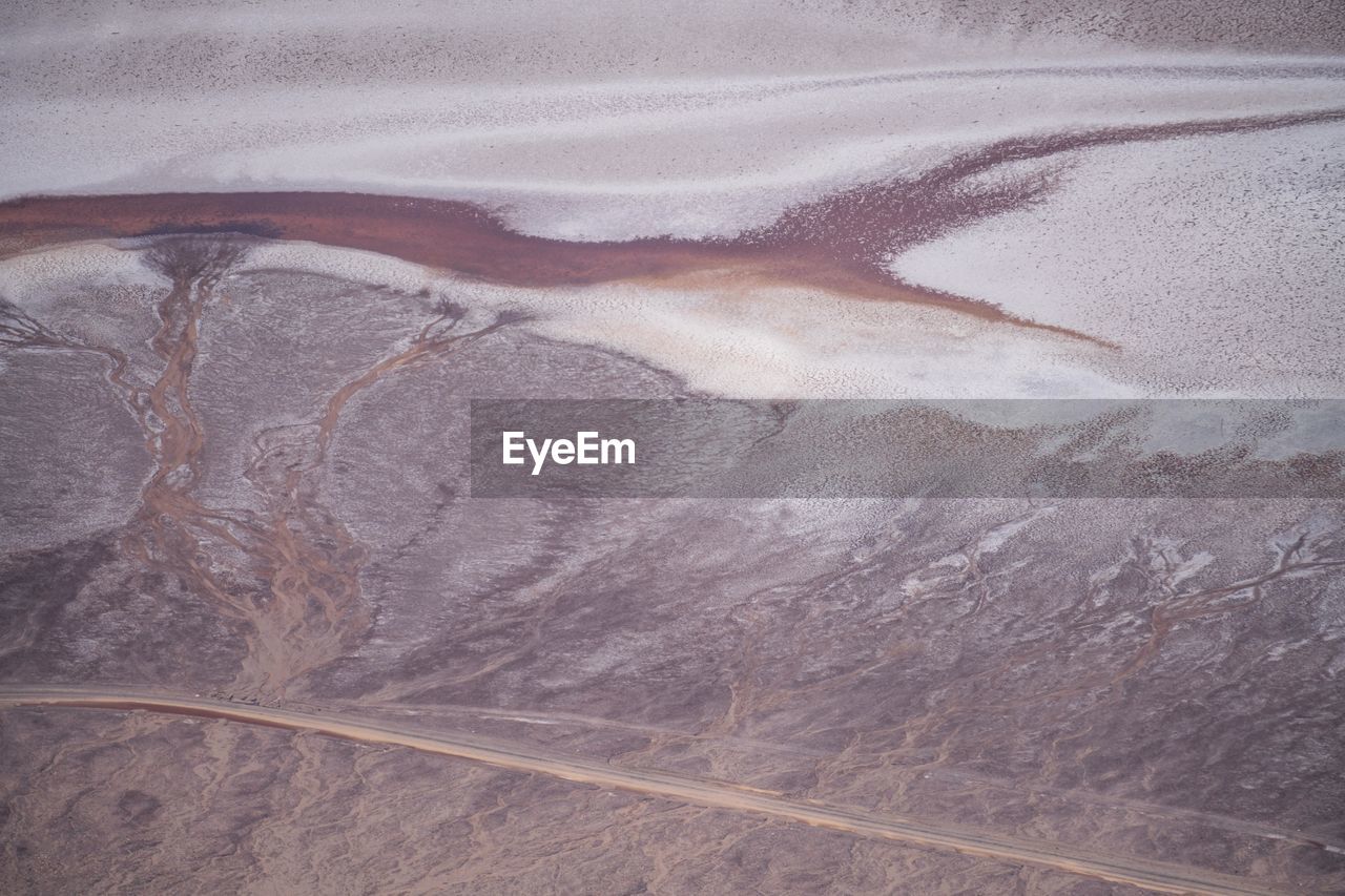 aerial view of sand