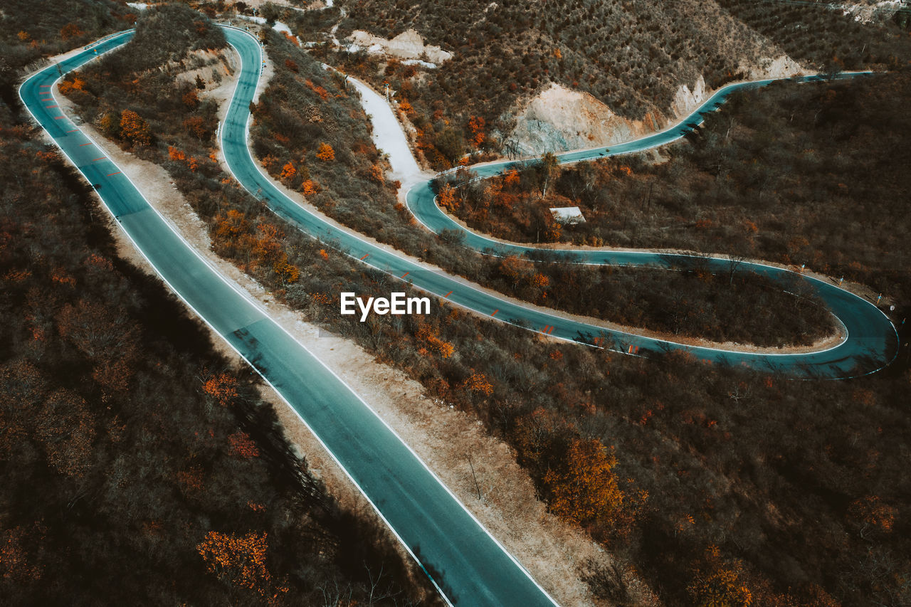 Aerial view of landscape