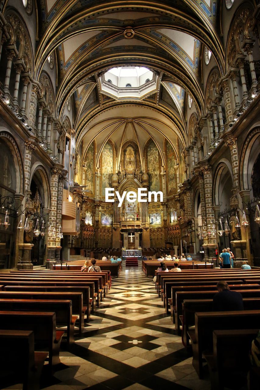 INTERIOR OF TEMPLE