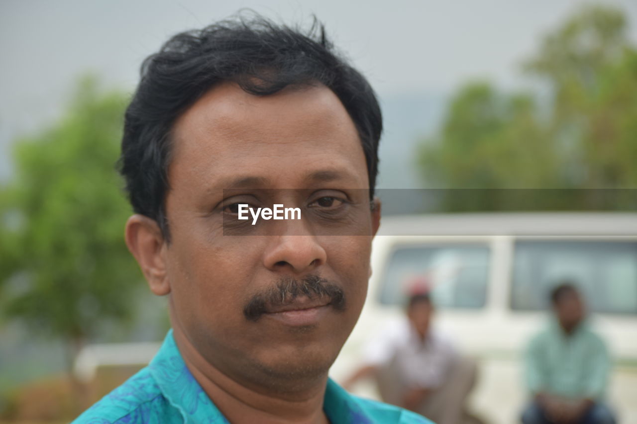 Close-up portrait of man