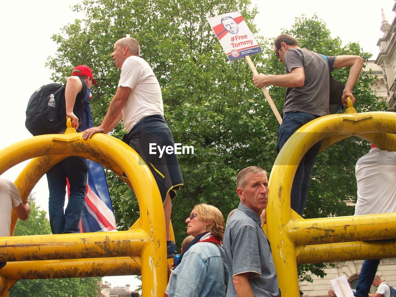 PEOPLE PLAYING IN PARK