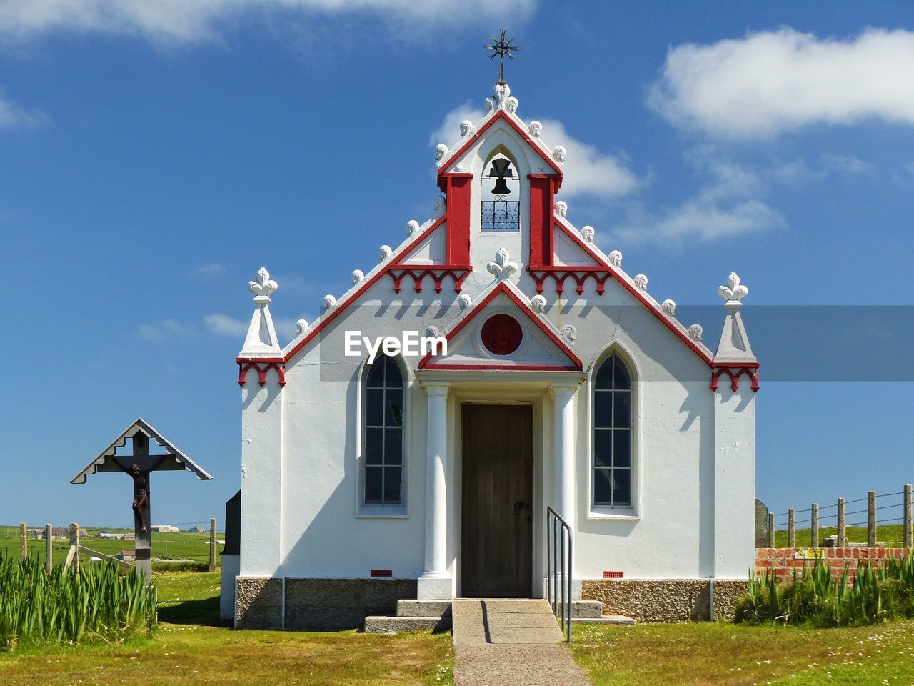 VIEW OF CHURCH AGAINST THE SKY