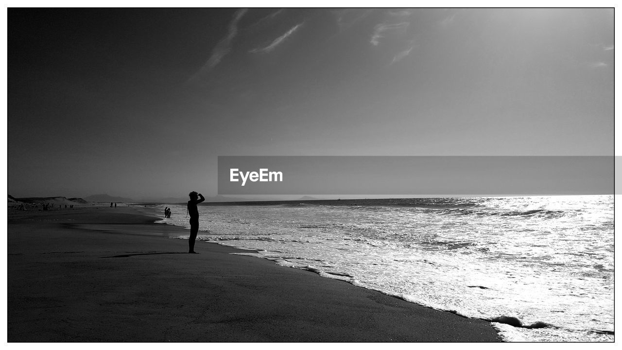 SCENIC VIEW OF CALM BEACH