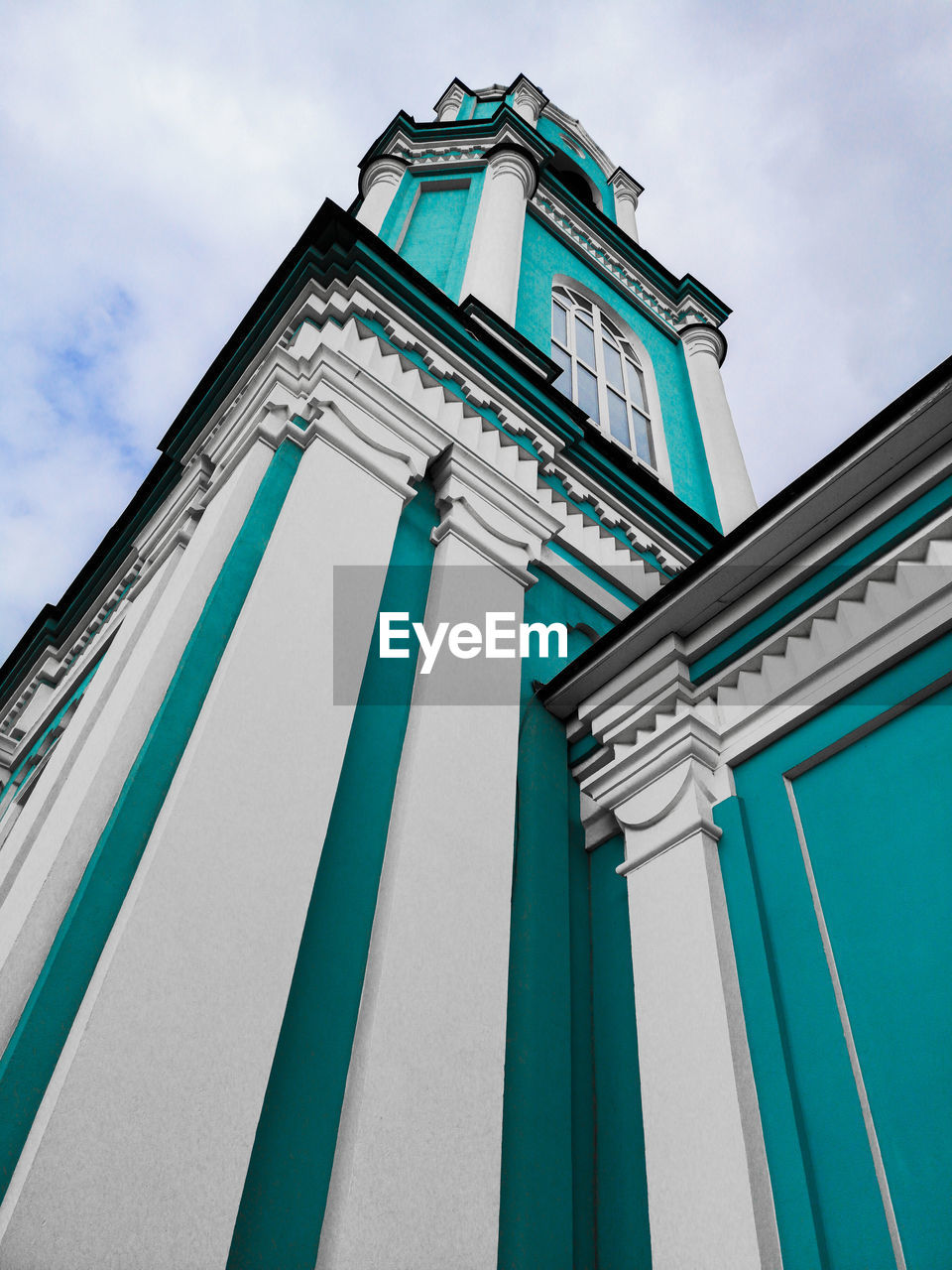 Low angle view of building against sky