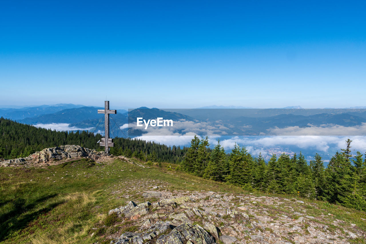 SCENIC VIEW OF LANDSCAPE AGAINST CLEAR SKY