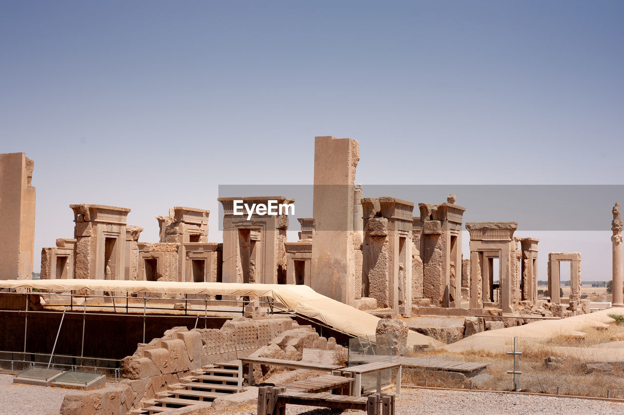 Persepolis was the ceremonial capital of the achaemenid empire