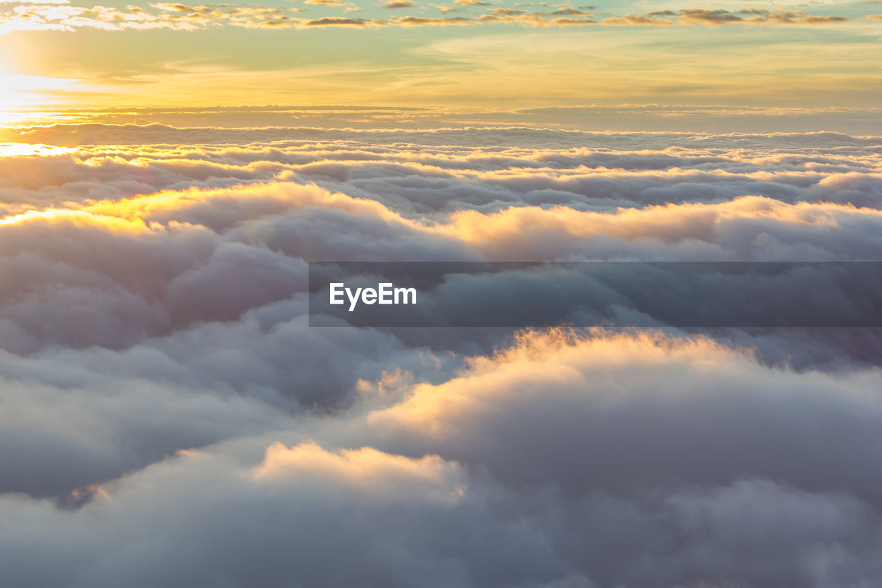 Scenic view of cloudscape during sunset