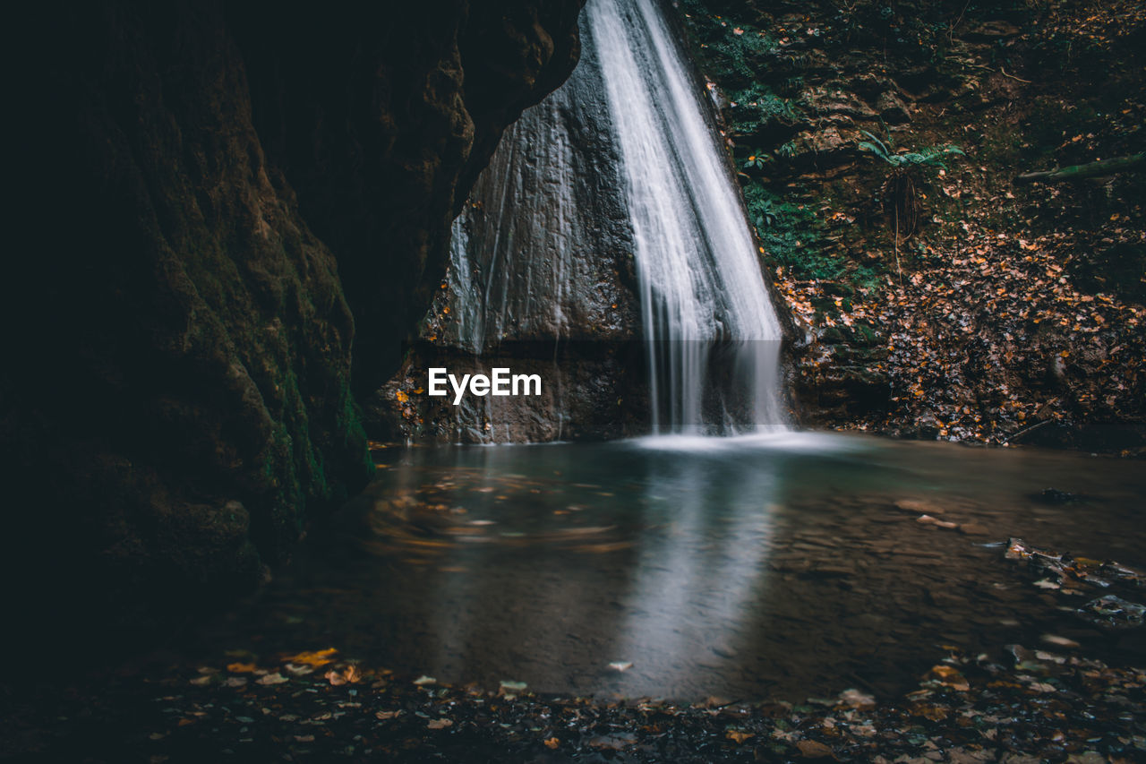 Waterfall in forest