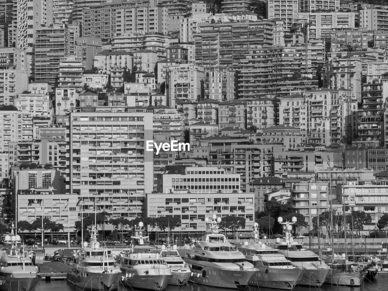 Monaco at the mediterranean sea