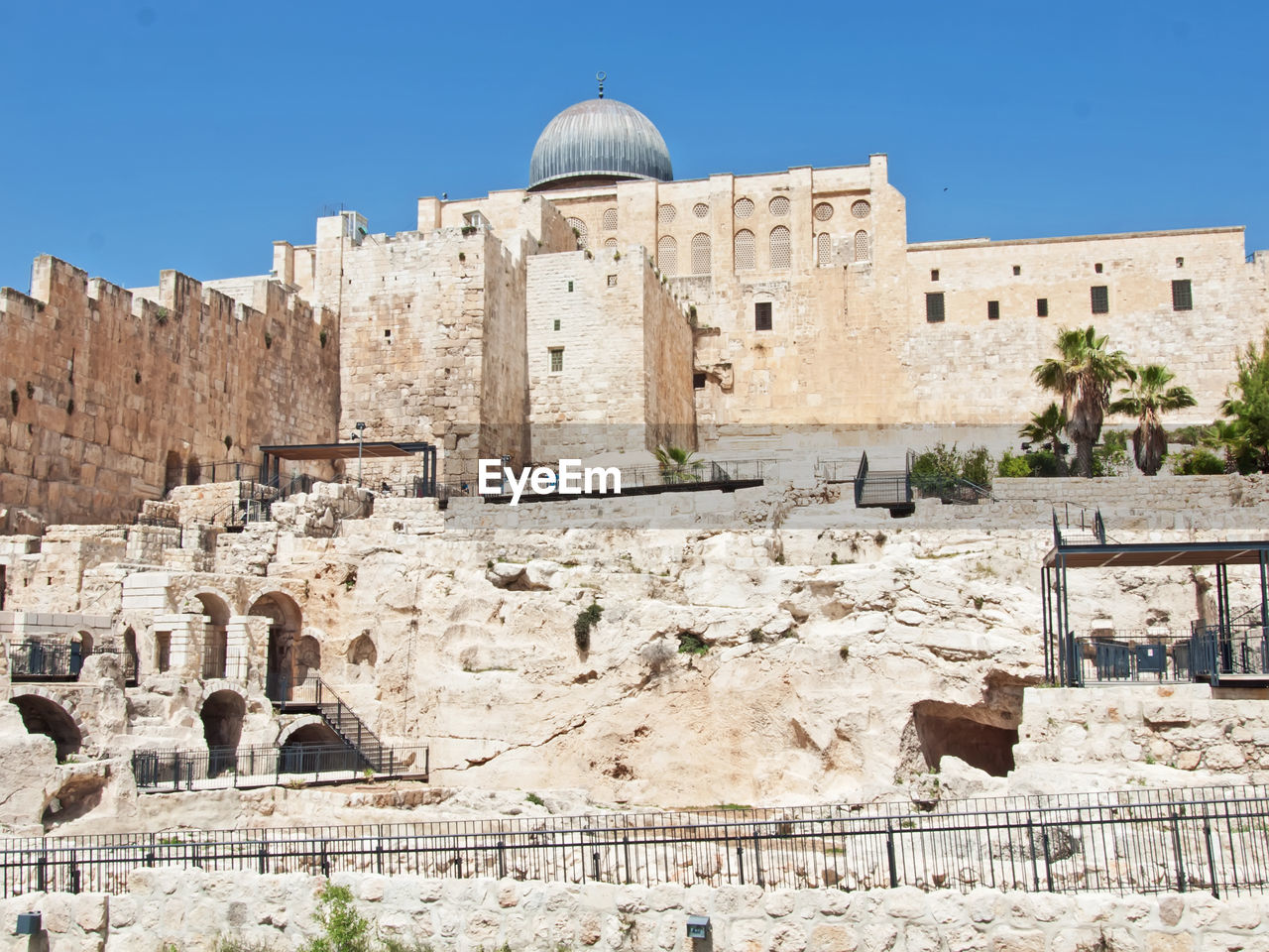 Old ruins in jerusalem