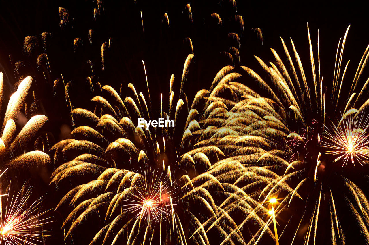 Fireworks at sheikh zayed heritage festival, uae