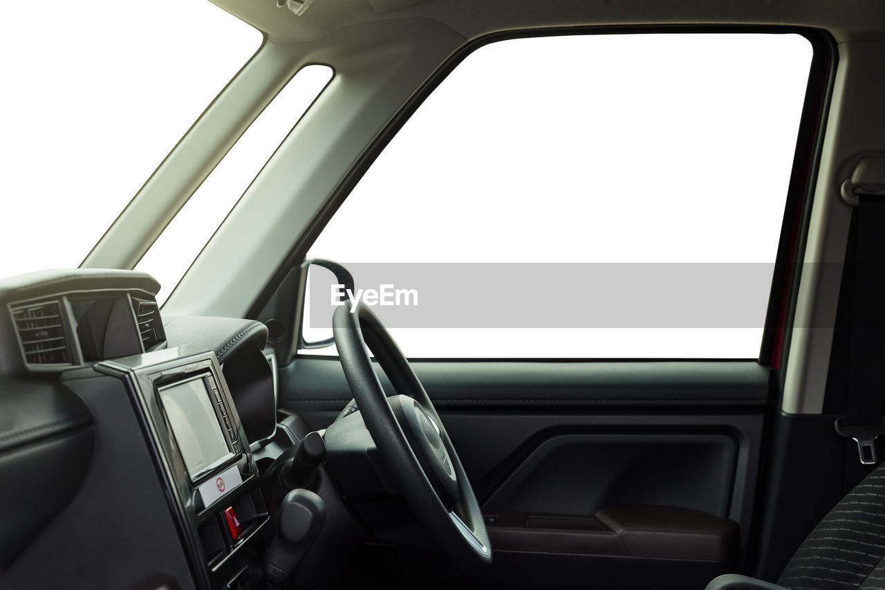 Empty seats in car