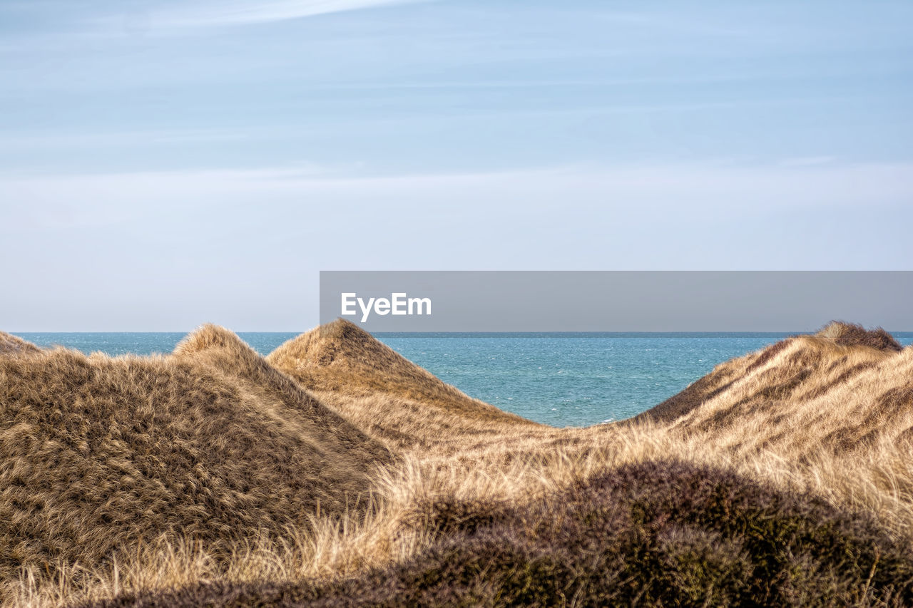 Panoramic view of sea against sky