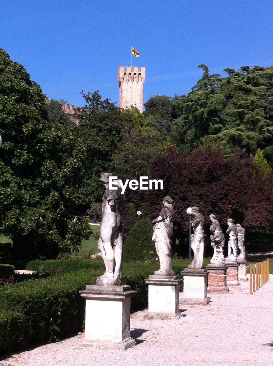 STATUE AGAINST SKY