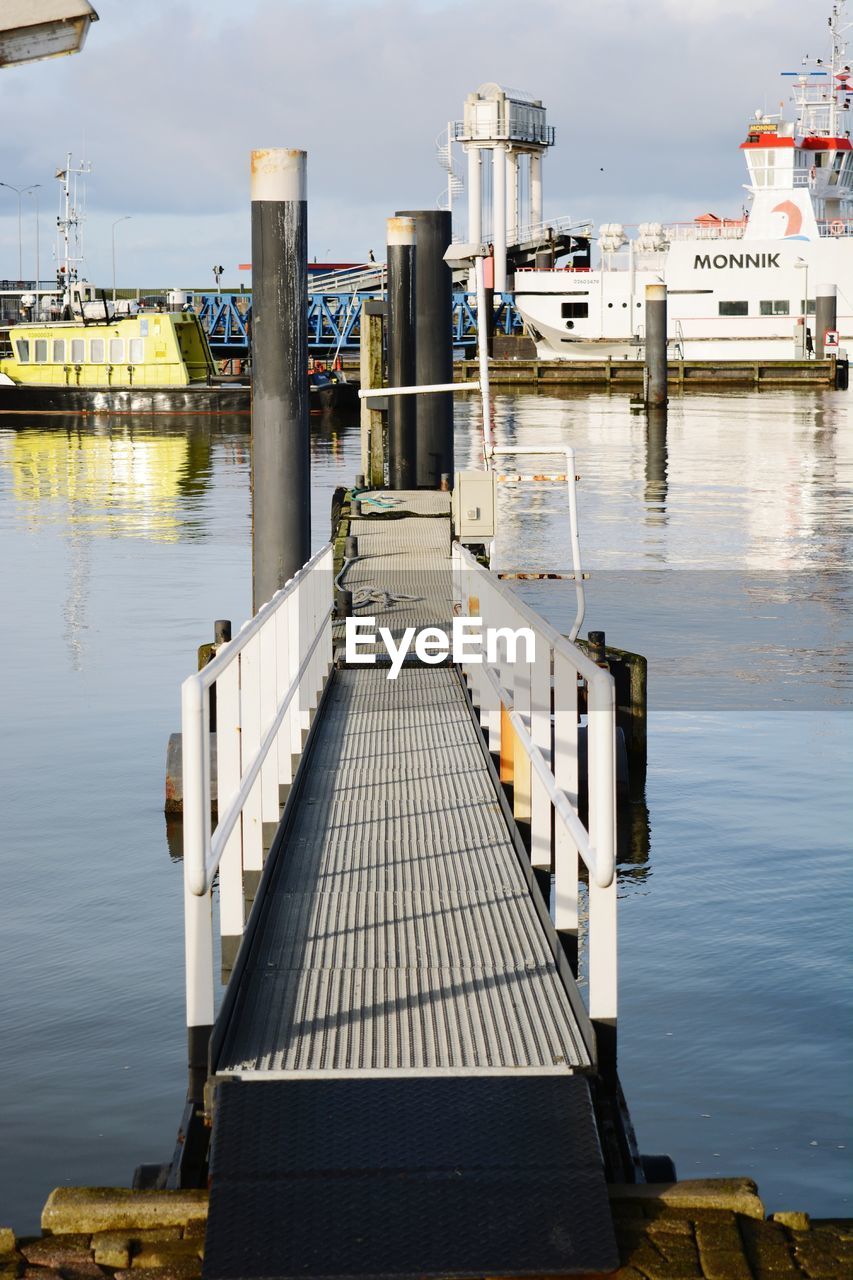 PIER ON RIVER