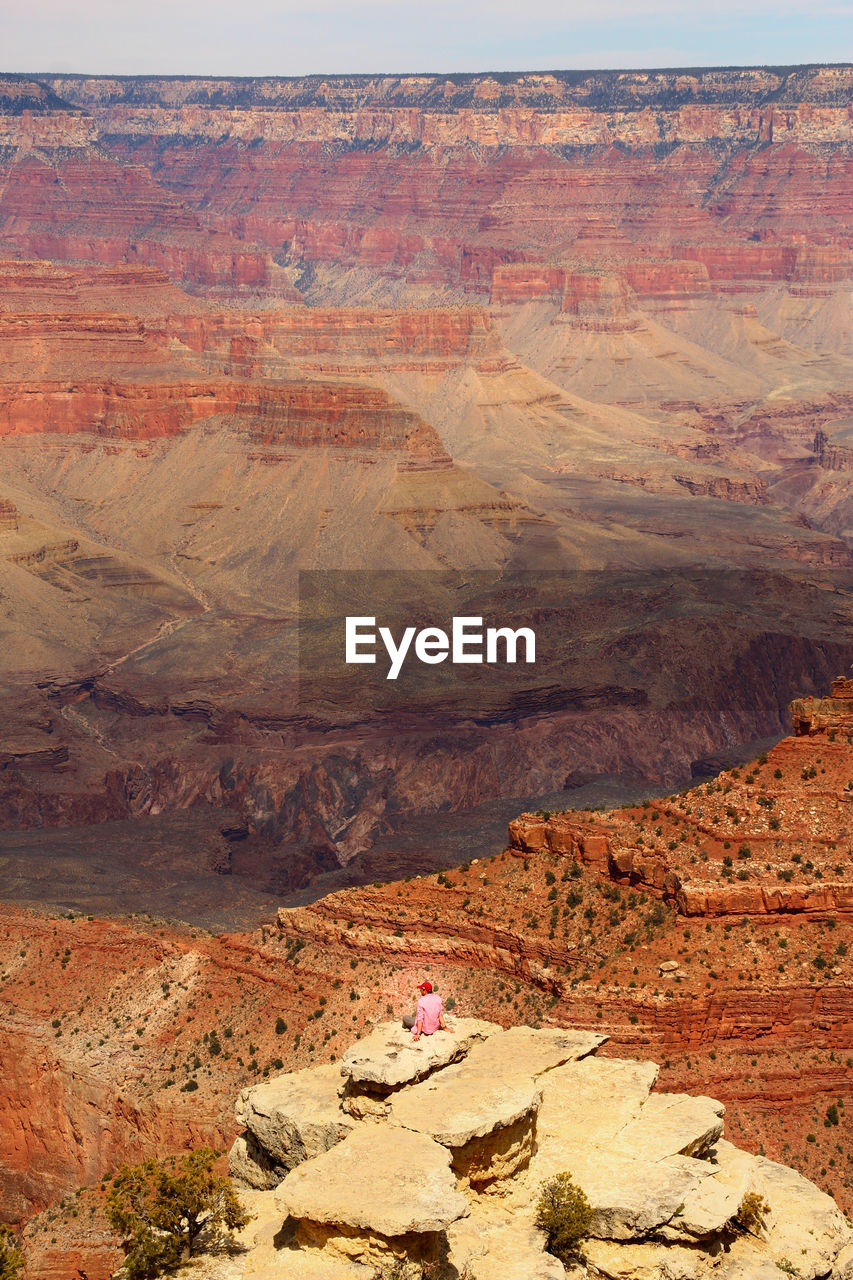 Scenic view of rocky mountains at grand canyon national park