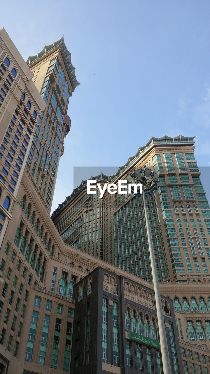 Low angle view of buildings against sky