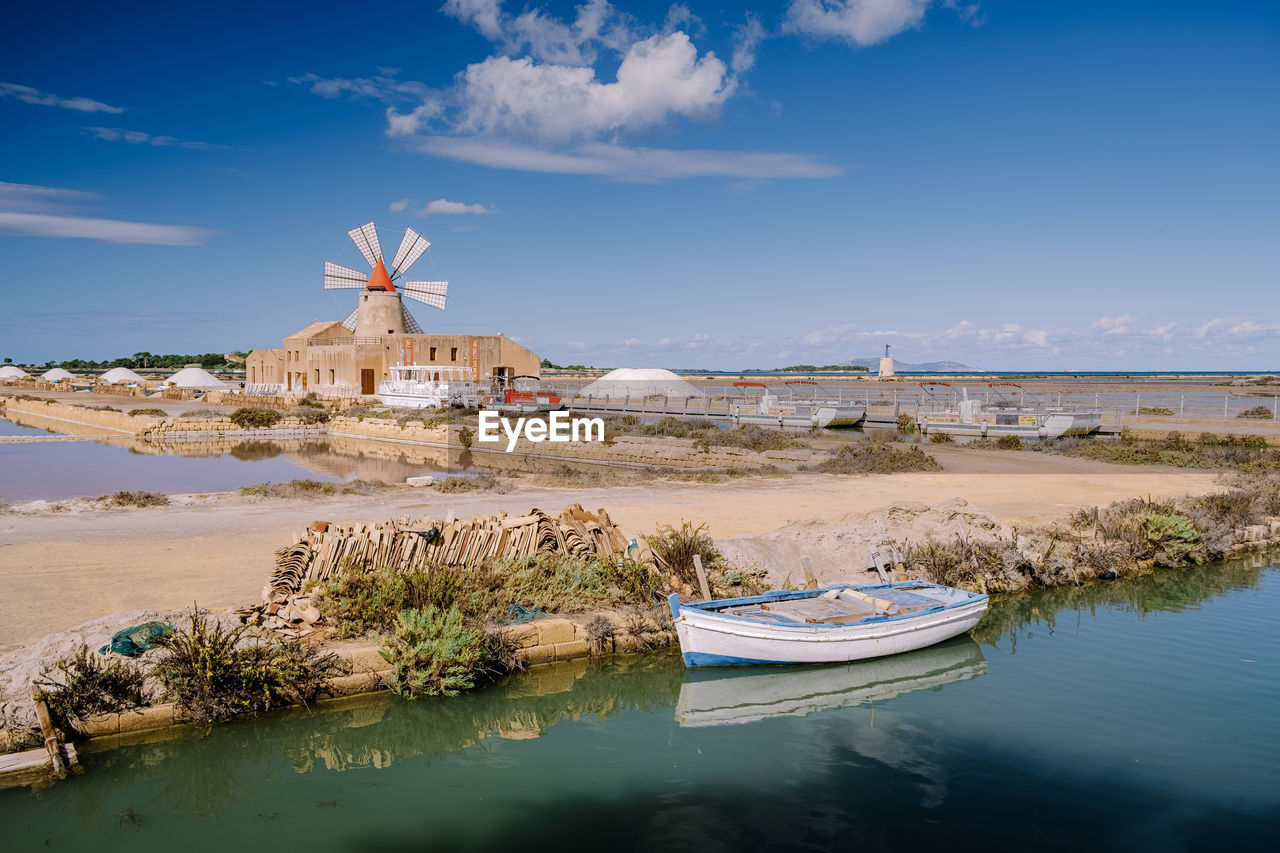 TRADITIONAL WINDMILL BY WATER