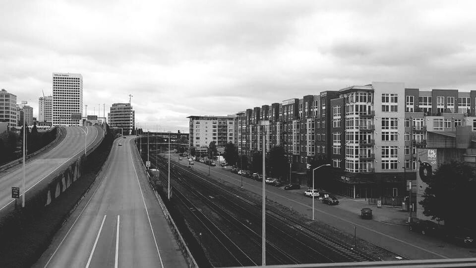 VIEW OF RAILROAD TRACKS