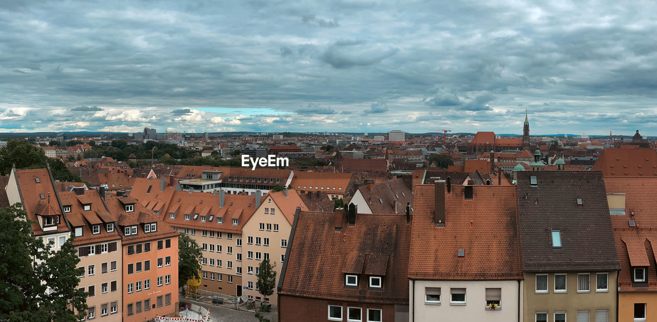 View of the city from nuremberg castle