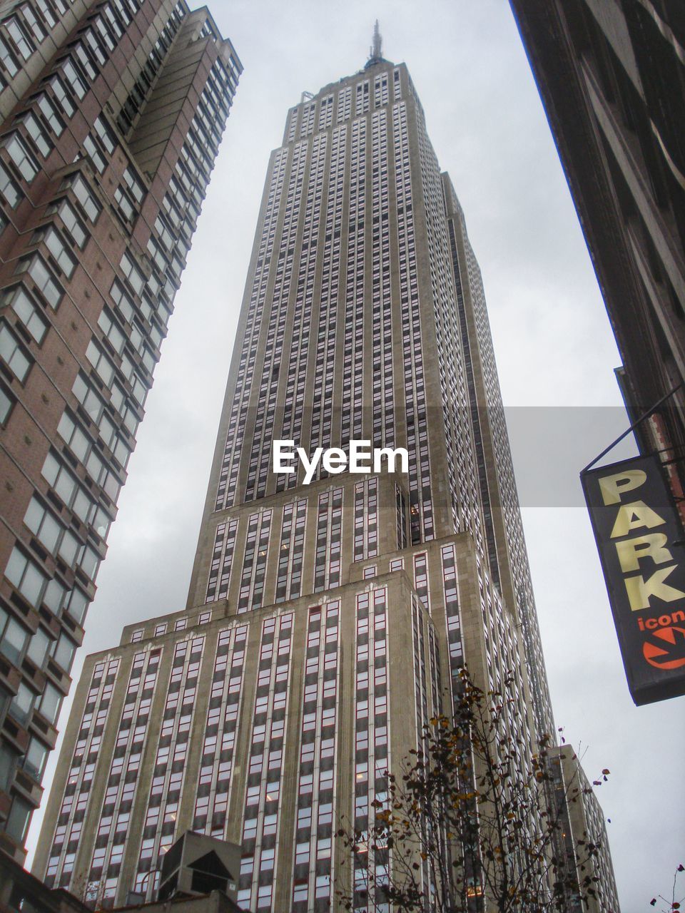 Low angle view of skyscrapers