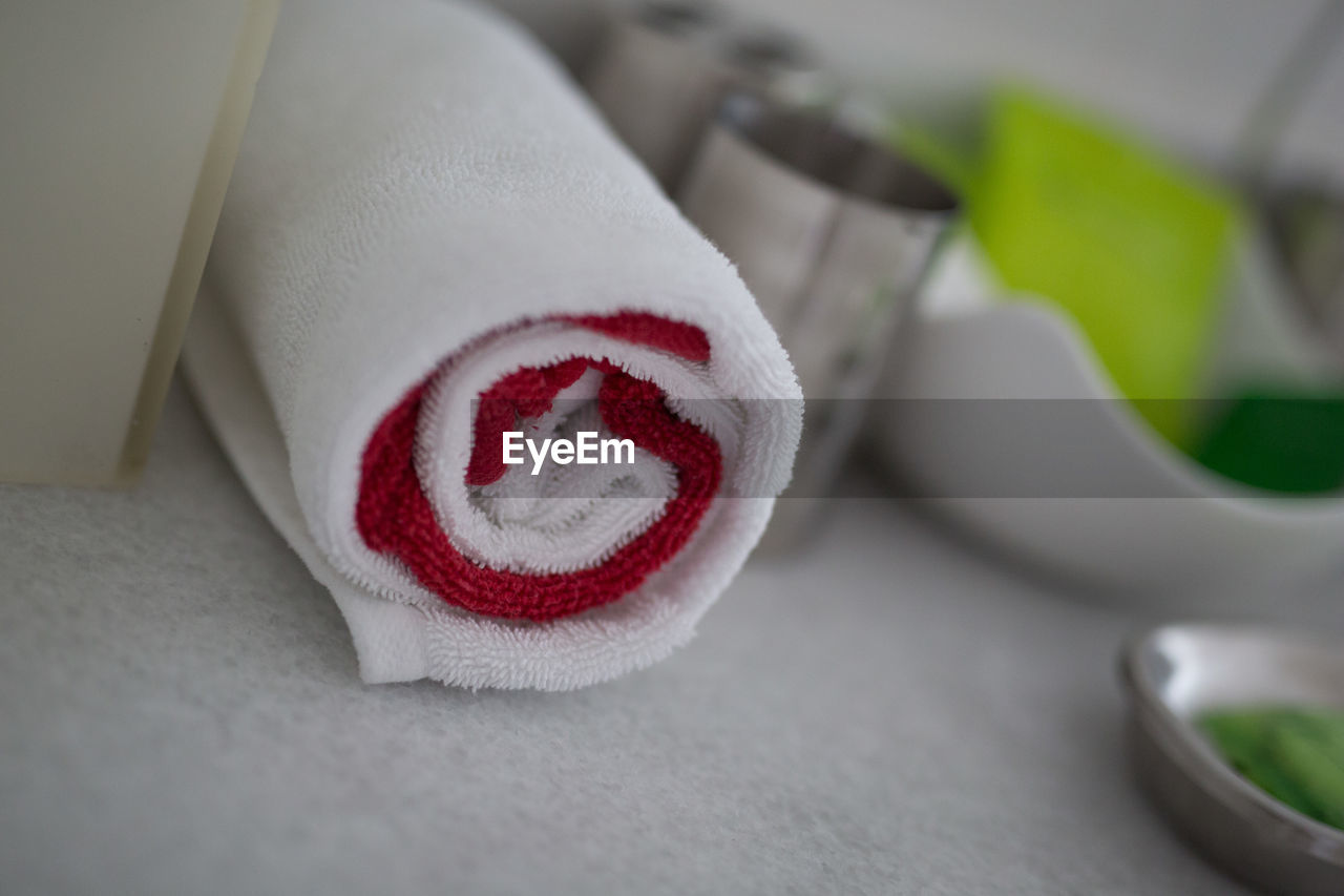 Close-up of a towel