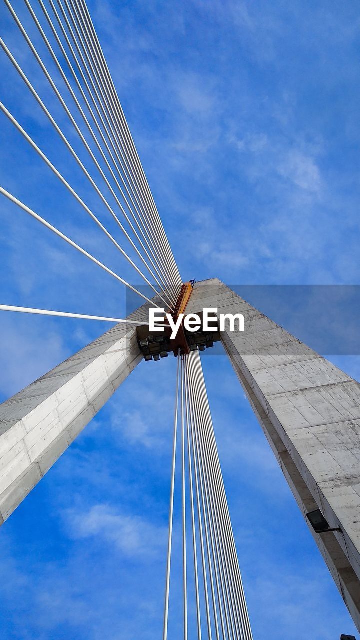 LOW ANGLE VIEW OF BRIDGE AGAINST SKY