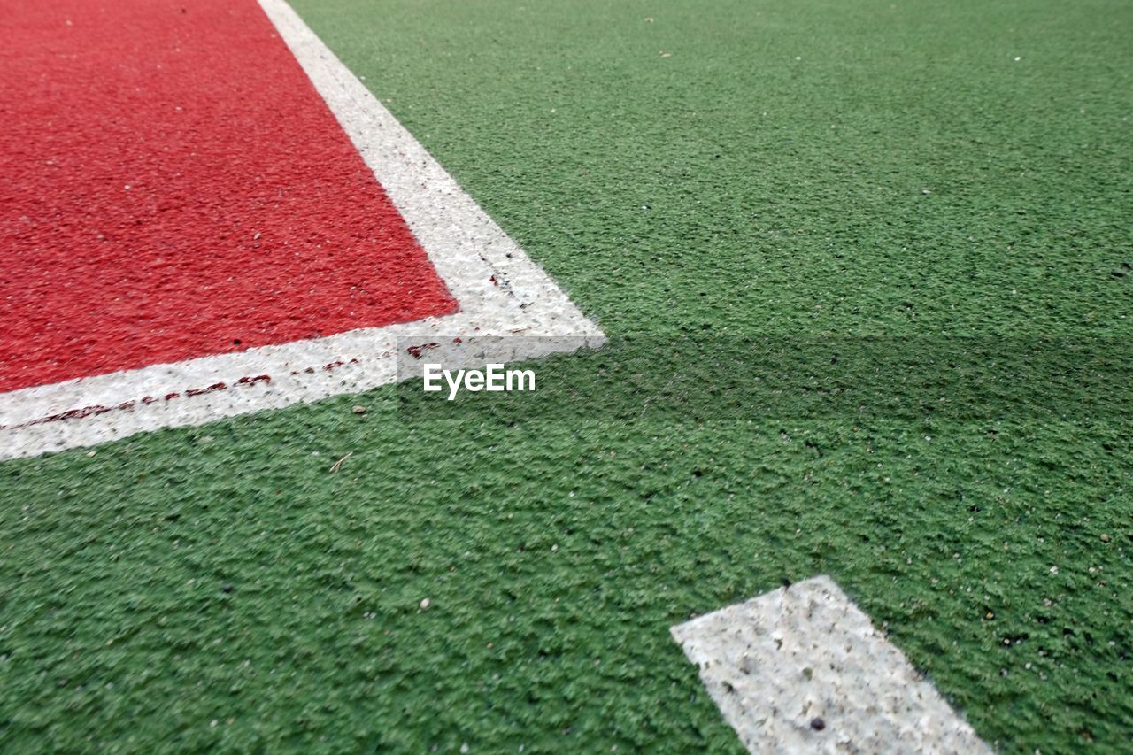Close-up of a ball on field