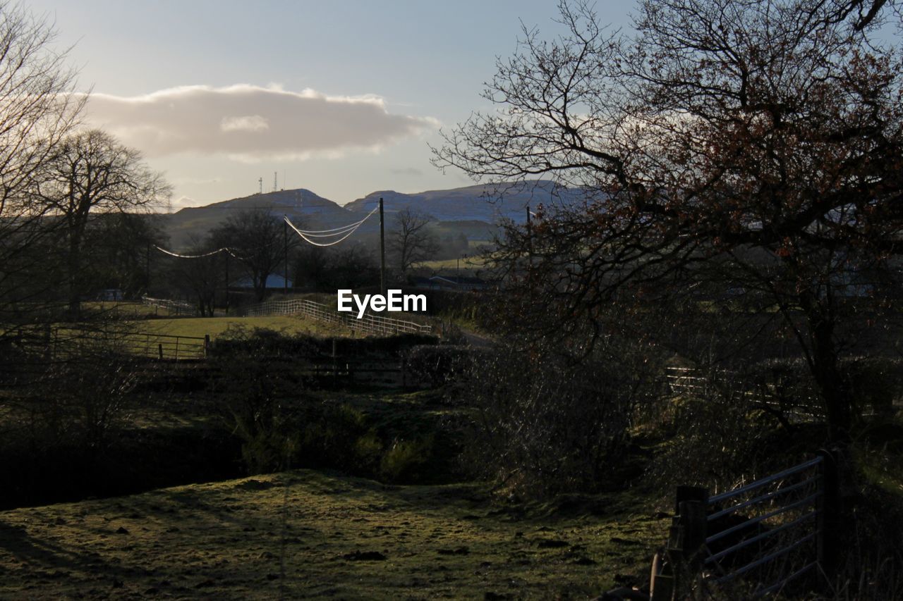 VIEW OF LANDSCAPE AGAINST SKY