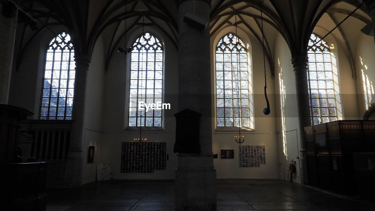 interior of historic church