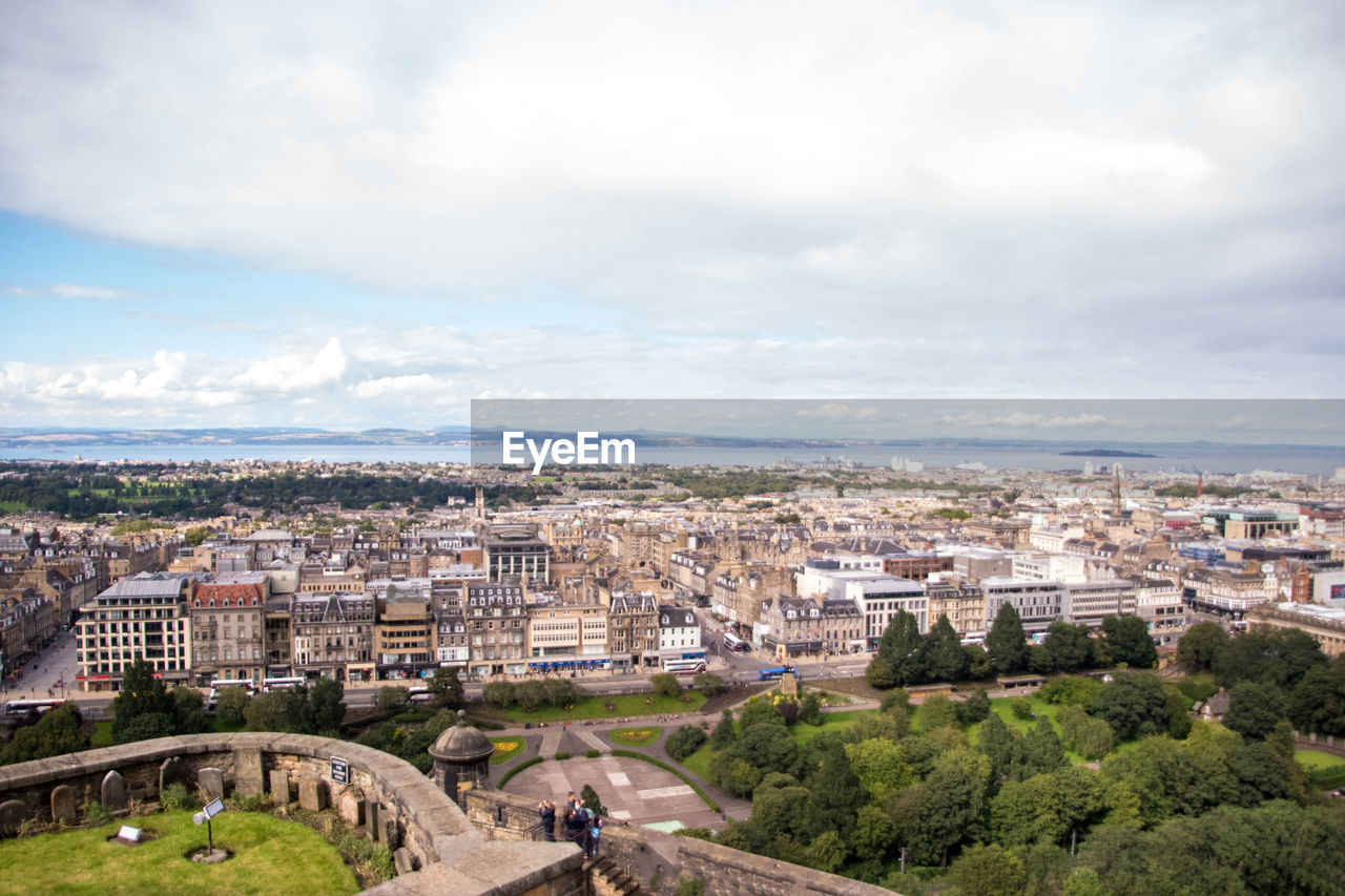 HIGH ANGLE VIEW OF A CITY