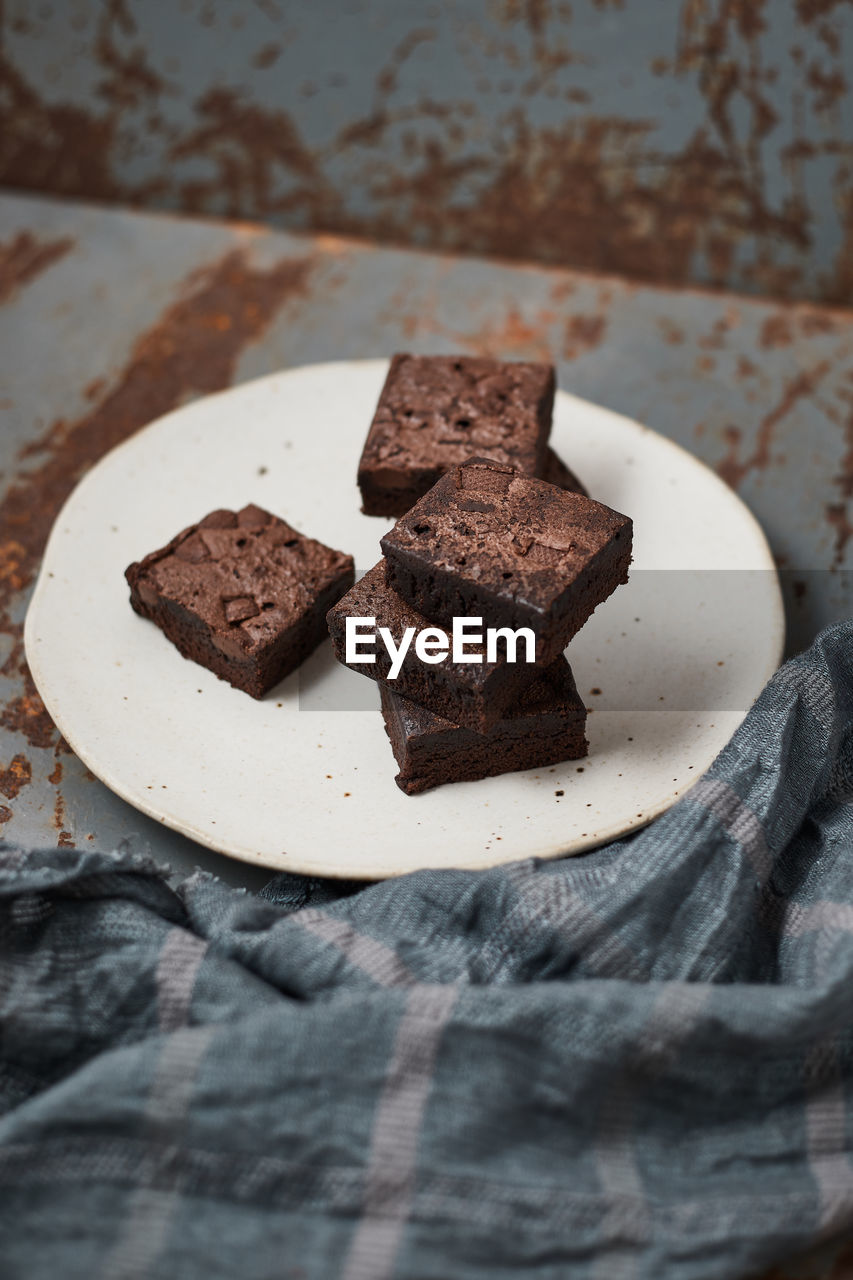 Close-up of chocolate cake