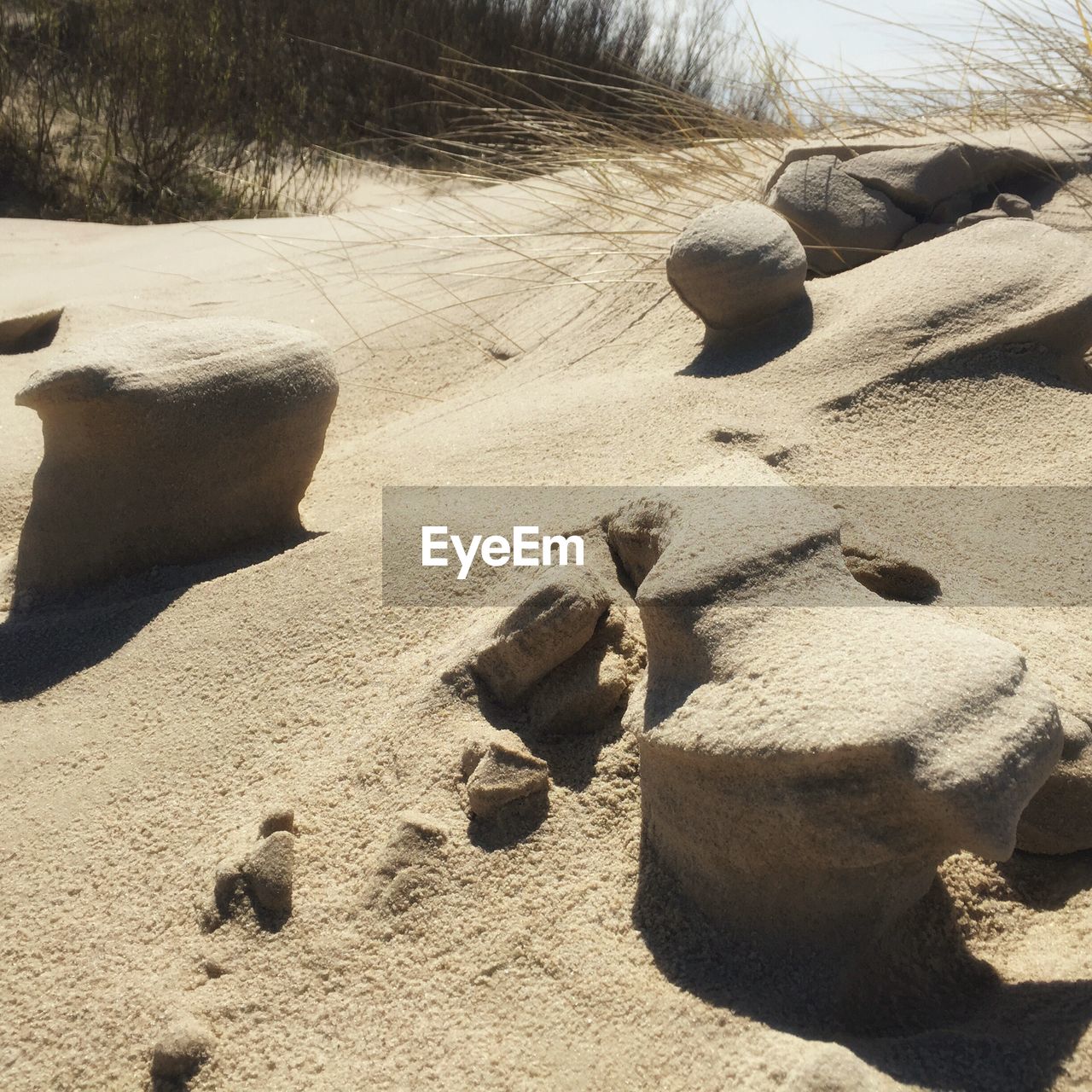 SAND DUNES IN DESERT