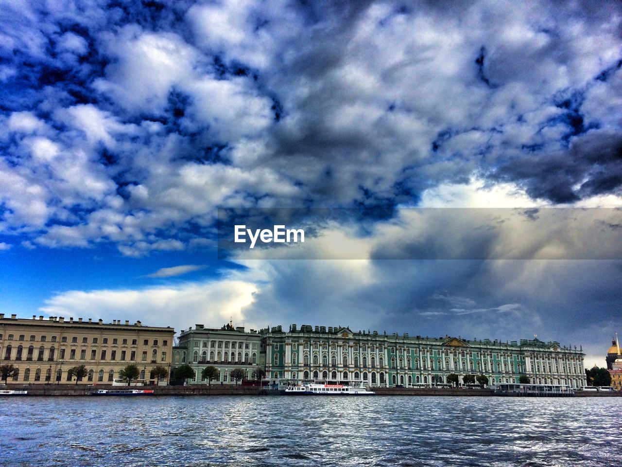 View of buildings at waterfront