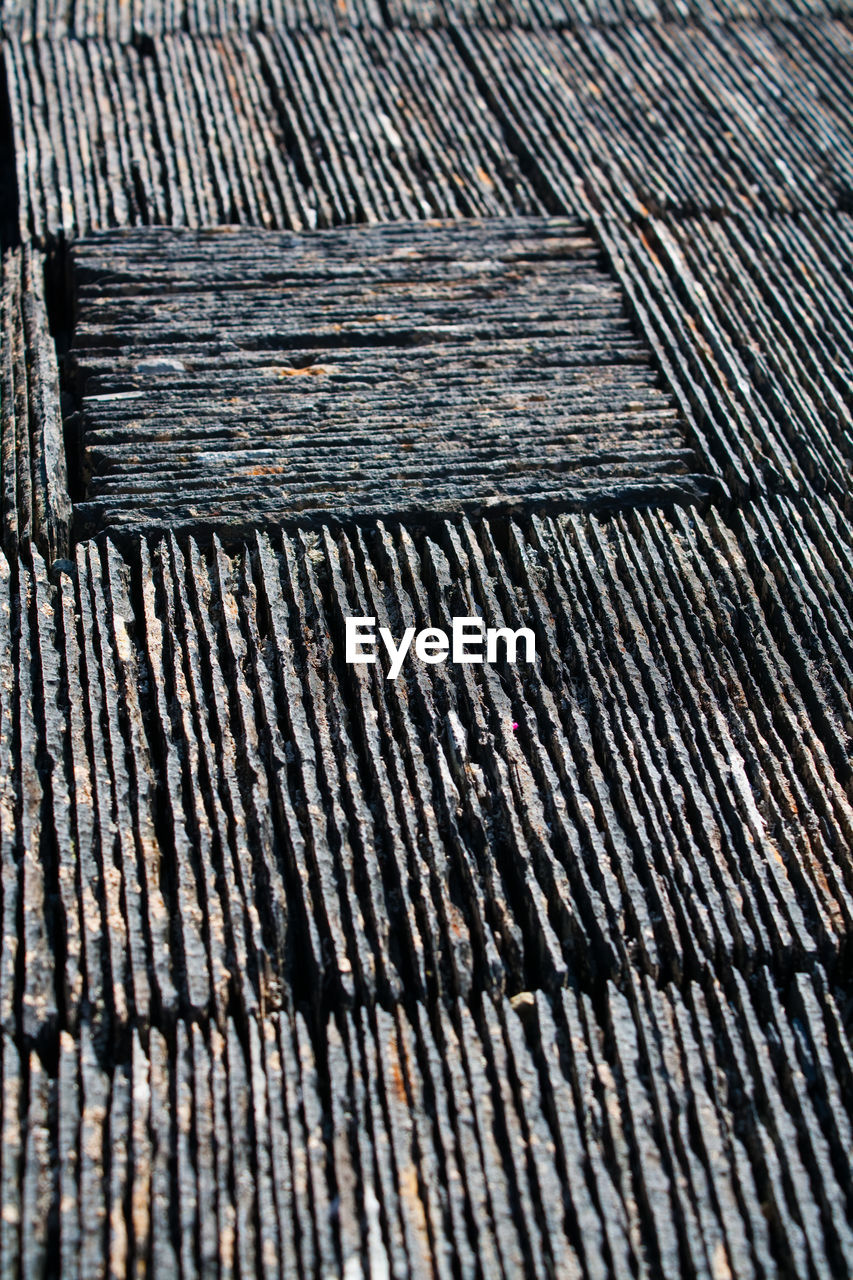 Full frame shot of roof slates