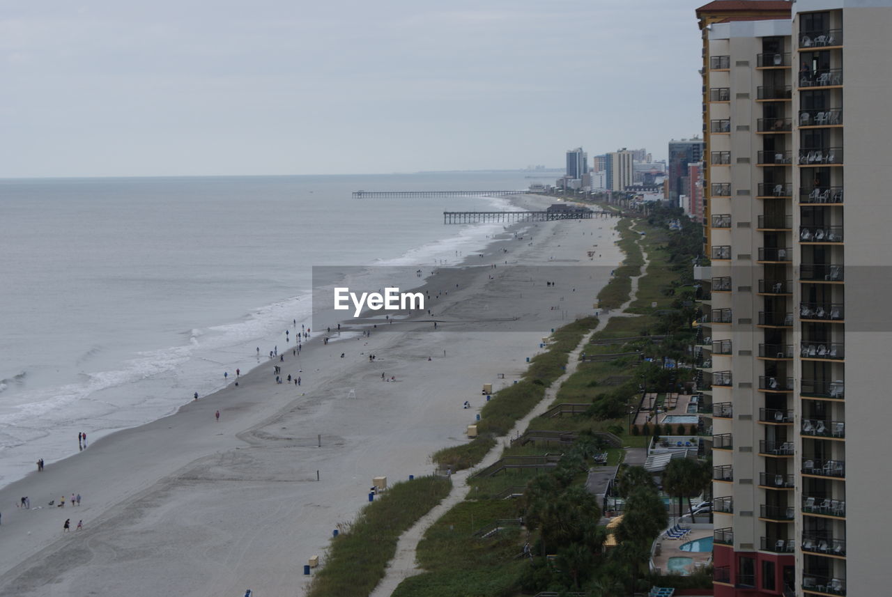 View of beach against sky