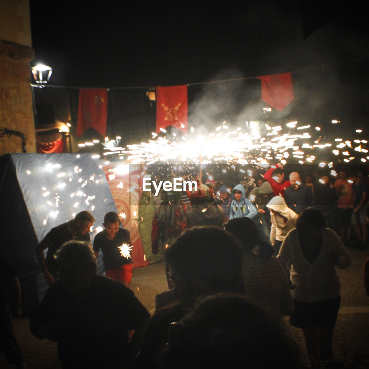 PEOPLE ENJOYING AT NIGHT