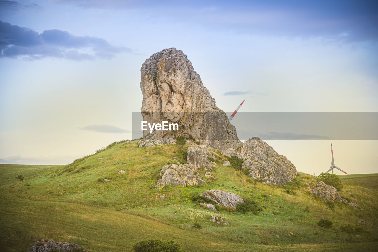 ROCK FORMATIONS ON LAND